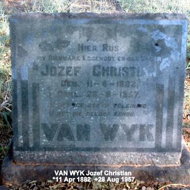 WYK Jozef Christian, van 1882-1957