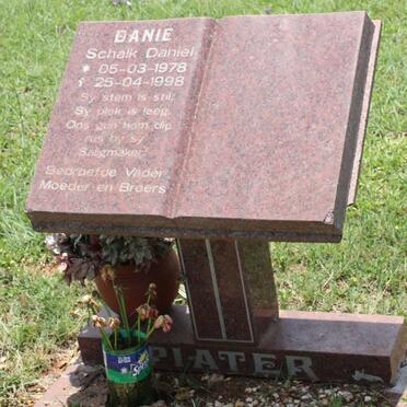 PIATER Schalk Daniel 1978-1998