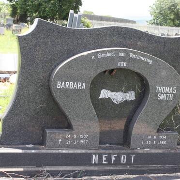 NEFDT Thomas Smith 1934-1986 &amp; Barbara 1937 -1997