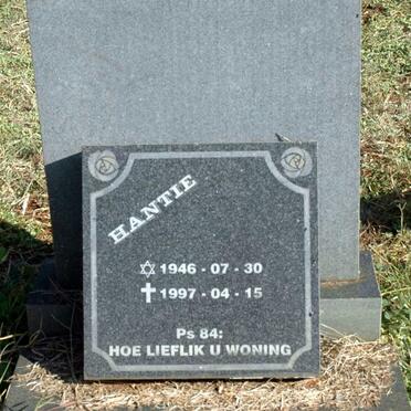 PRETORIUS J.H.D. 1946-1997