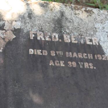 BEYERS Fred -1921