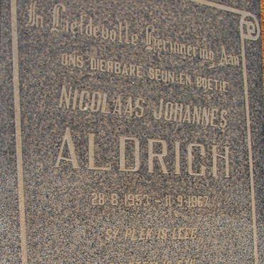 ALDRICH Nicolaas Johannes 1953-1967