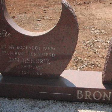 BRONKHORST Jan Hendrik 1943-1988
