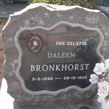BRONKHORST Daleen 1968-1995