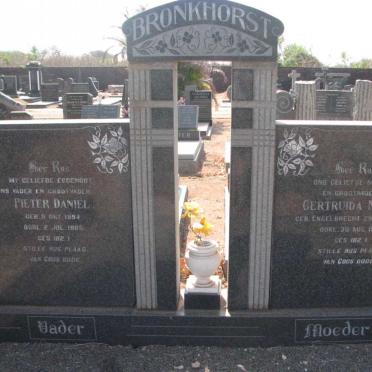 BRONKHORST Pieter Daniel 1894-1965 &amp; Gertruida Maria ENGELBRECHT 1899-1972