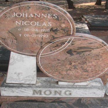 MONG Johannes Nicolas 1918-1993