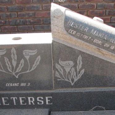 PIETERSE Hester Maria nee RAS 1917-1977