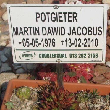 POTGIETER Martin Dawid Jacobus 1976-2010