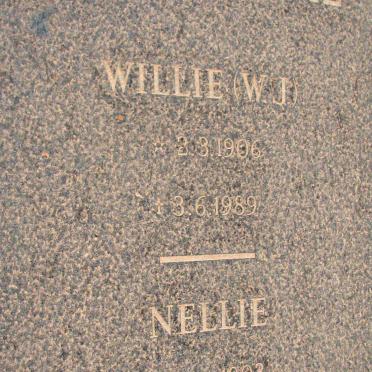 TERBLANCHE Willie W.J. 1906-1989 &amp; Nellie 1903-1990