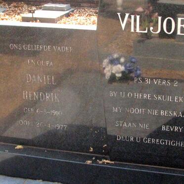 VILJOEN Daniel Hendrik 1910-1977 &amp; Elizabeth Catharina Johanna NAUDE 1918-1976