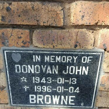 BROWNE Donovan John 1943-1996