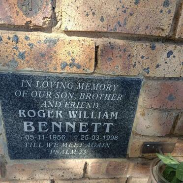 BENNETT Roger William 1956-1998
