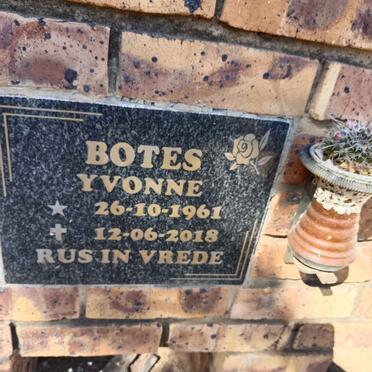 BOTES Yvonne 1961-2018