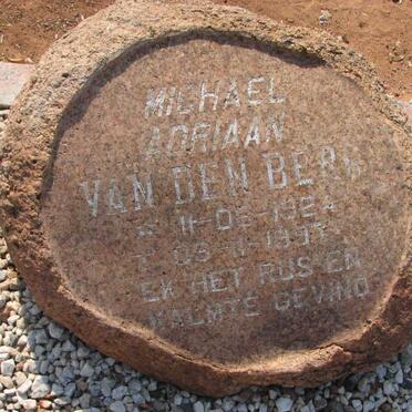 BERG Michael Adriaan, van den 1924-1993