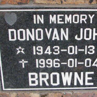 BROWNE Donovan John 1943-1996