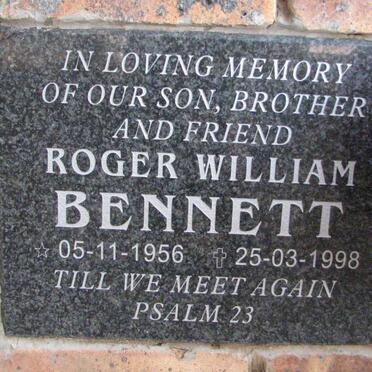 BENNETT Roger William 1956-1998