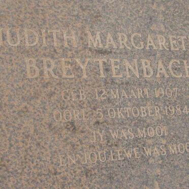 BREYTENBACH Judith Margaretha 1907-1984