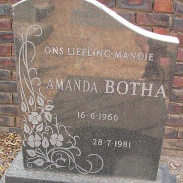 BOTHA Amanda 1966-1981