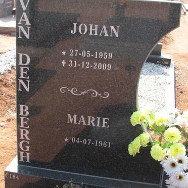 BERGH Johan, van den 1959-2009 &amp; Marie 1961-