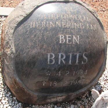 BRITS Ben 1934-1987