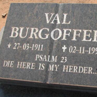 BURGOFFER Val 1911-1999
