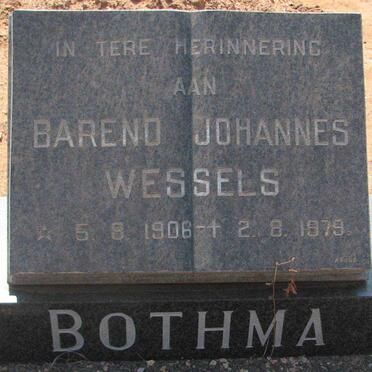 BOTHMA Barend Johannes Wessels 1906-1979