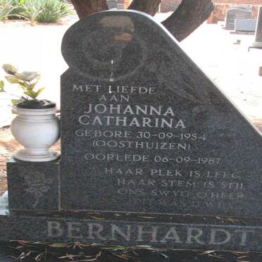 BERNHARDT Johanna Catharina nee OOSTHUIZEN 1954-1987