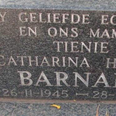 BARNARD Catharina Halena 1945-1973