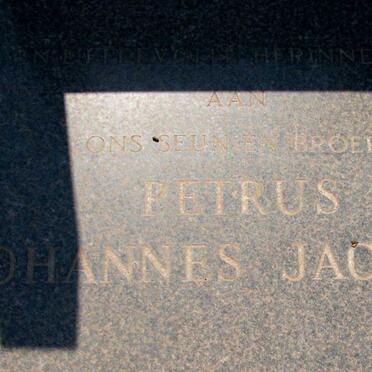 BOSHOFF Petrus Johannes Jacobus 1967-1992