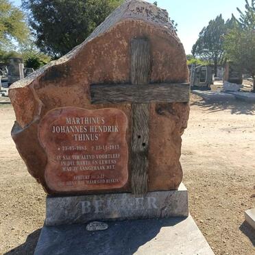 BEKKER Marthinus Johannes Hendrik 1985-2013