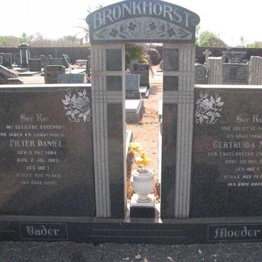 BRONKHORST Pieter Daniel 1894-1965 &amp; Gertruida Maria ENGELBRECHT 1899-1972