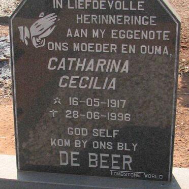 BEER Catharina Cecilia, de 1917-1996