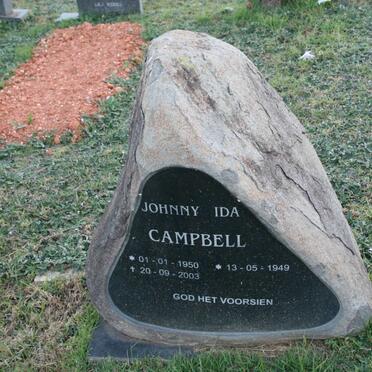 CAMPBELL Johnny 1950-2003 &amp; Ida 1949-