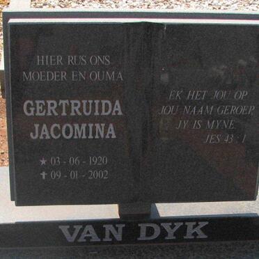 DYK Gertruida Jacomina, van 1920-2002