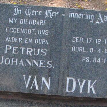 DYK Petrus Johannes, van 1875-1968