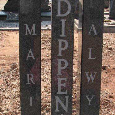 DIPPENAAR Alwyn 1922- &amp; Marie 1935-1989