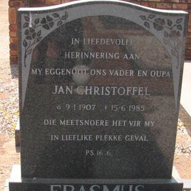 ERASMUS Jan Christoffel 1907-1985