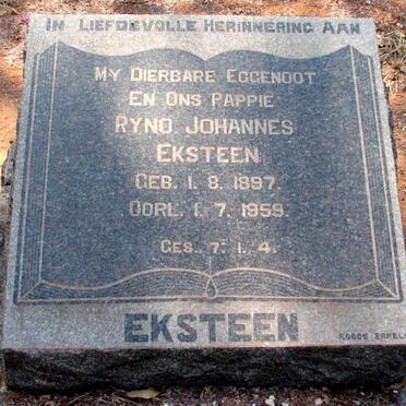 EKSTEEN Ryno Johannes 1897-1959