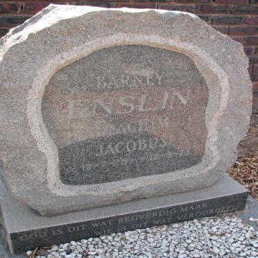 ENSLIN Joachim Jacobus 1928-1978