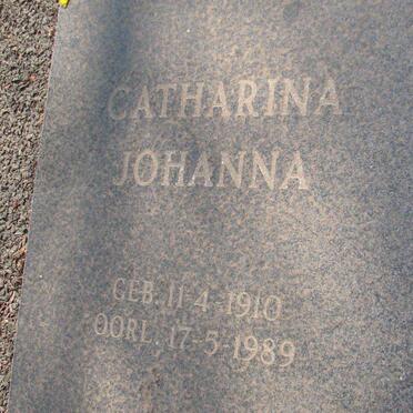 FOURIE Catharina Johanna 1910-1989