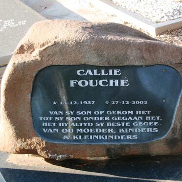 FOUCHE Callie 1937-2002
