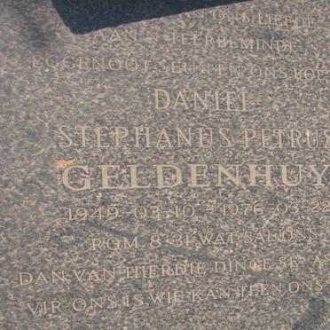 GELDENHUYS Stephanus Petrus 1949-1976