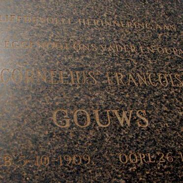 GOUWS Cornelius Francois 1909-1980