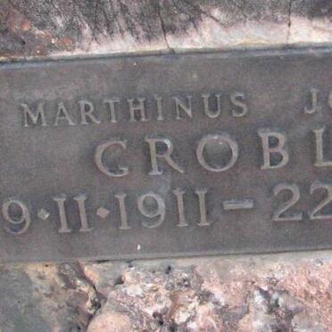 GROBLER Marthinus Johannes 1911-1974