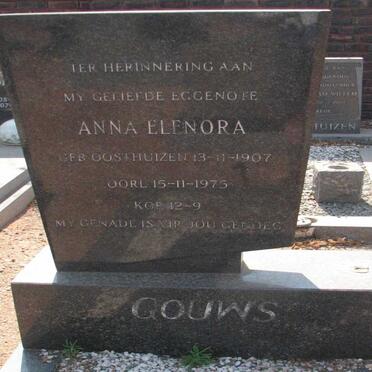 GOUWS Anna Elenora nee OOSTHUIZEN 1907-1975