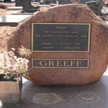GREEFF Deon 1969-1992