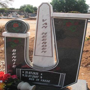 HEERDEN Bennie, van 1935-2007