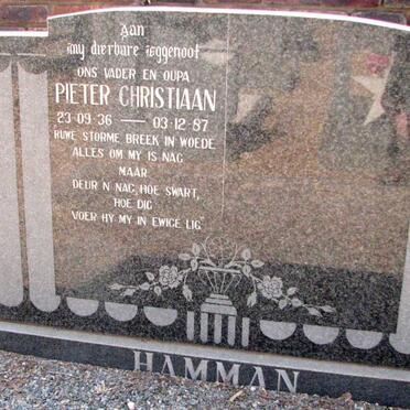 HAMMAN Pieter Christiaan 1936-1987