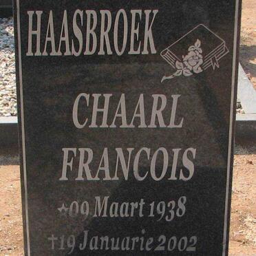 HAASBROEK Chaarl Francois 1938-2002