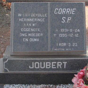 JOUBERT Corrie S.P. 1931-1995